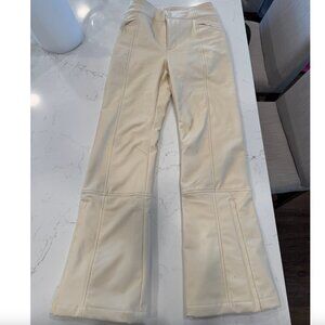 Halfdays Emma Soft Shell Pant in Oat Milk